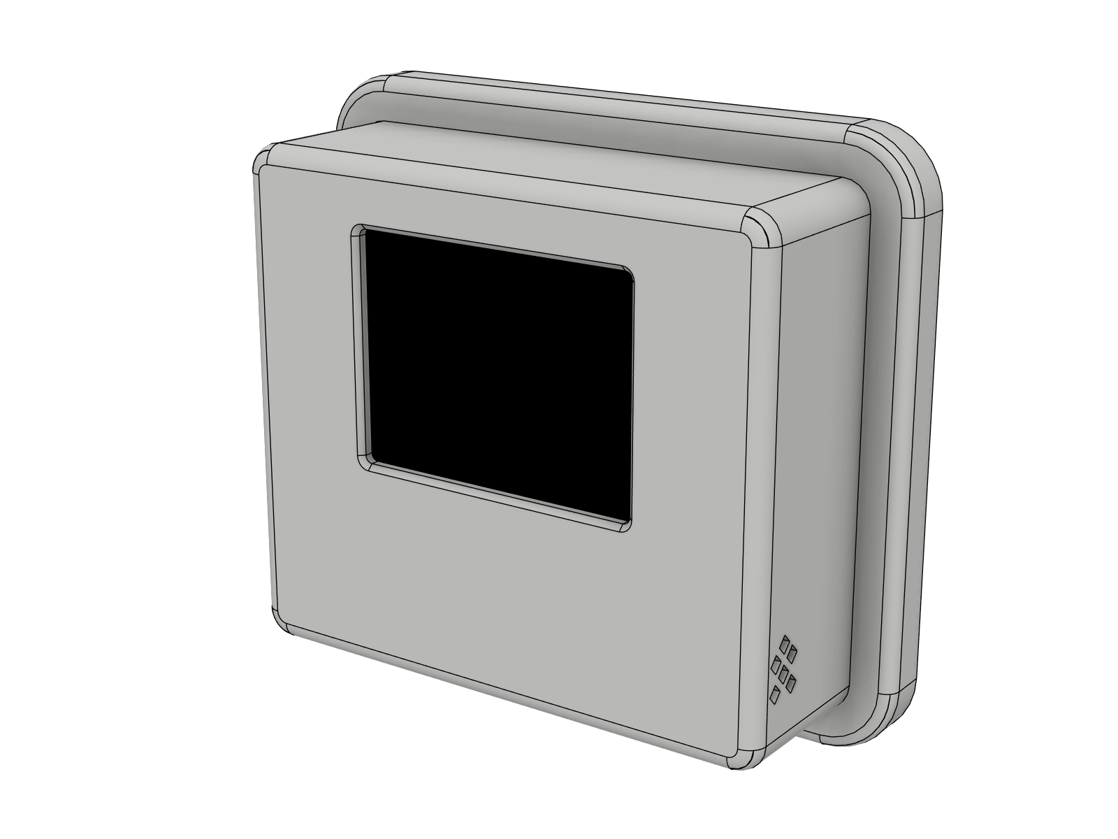 The CO2 Wall Sensor on its wall plate